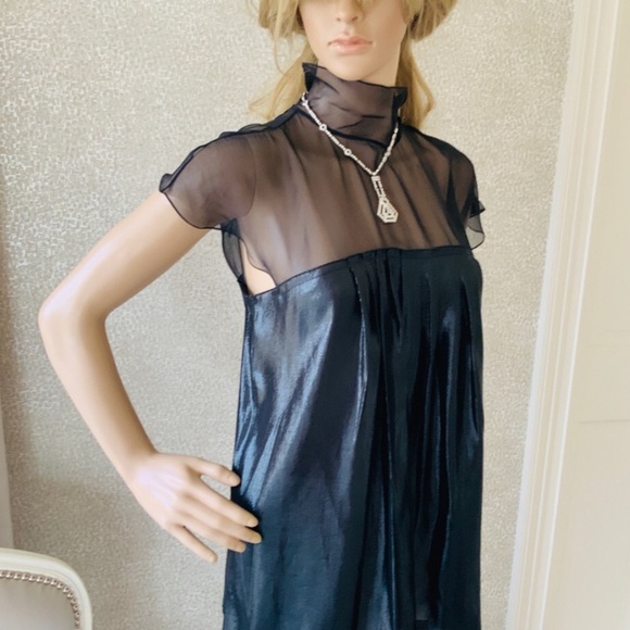 semi sheer top